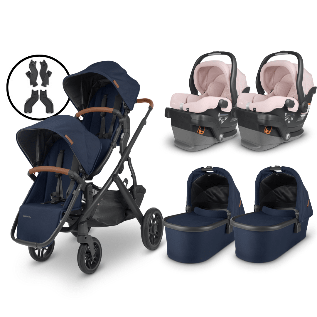 UPPAbaby VISTA V2 Twin Stroller and MESA V2 Travel System