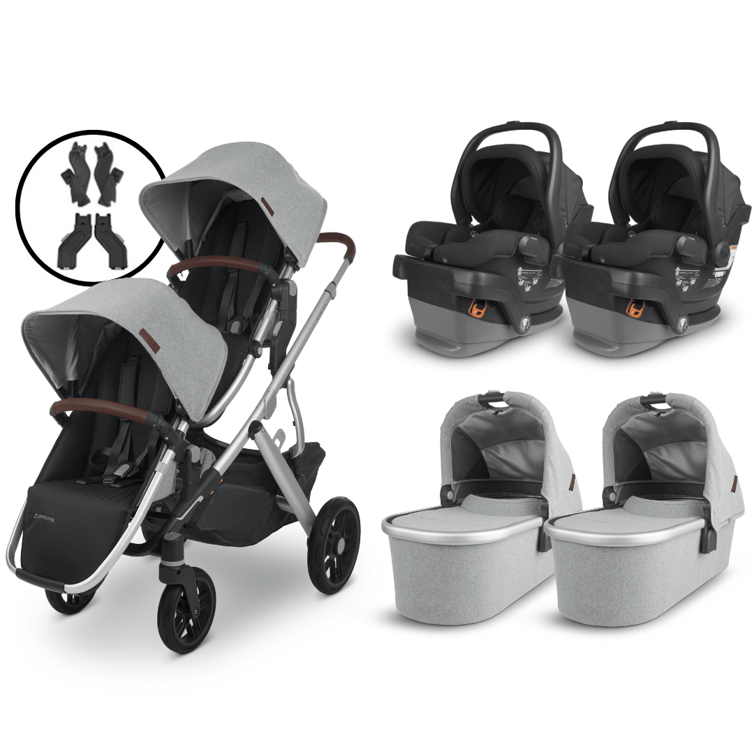 UPPAbaby VISTA V2 Twin Stroller and MESA V2 Travel System