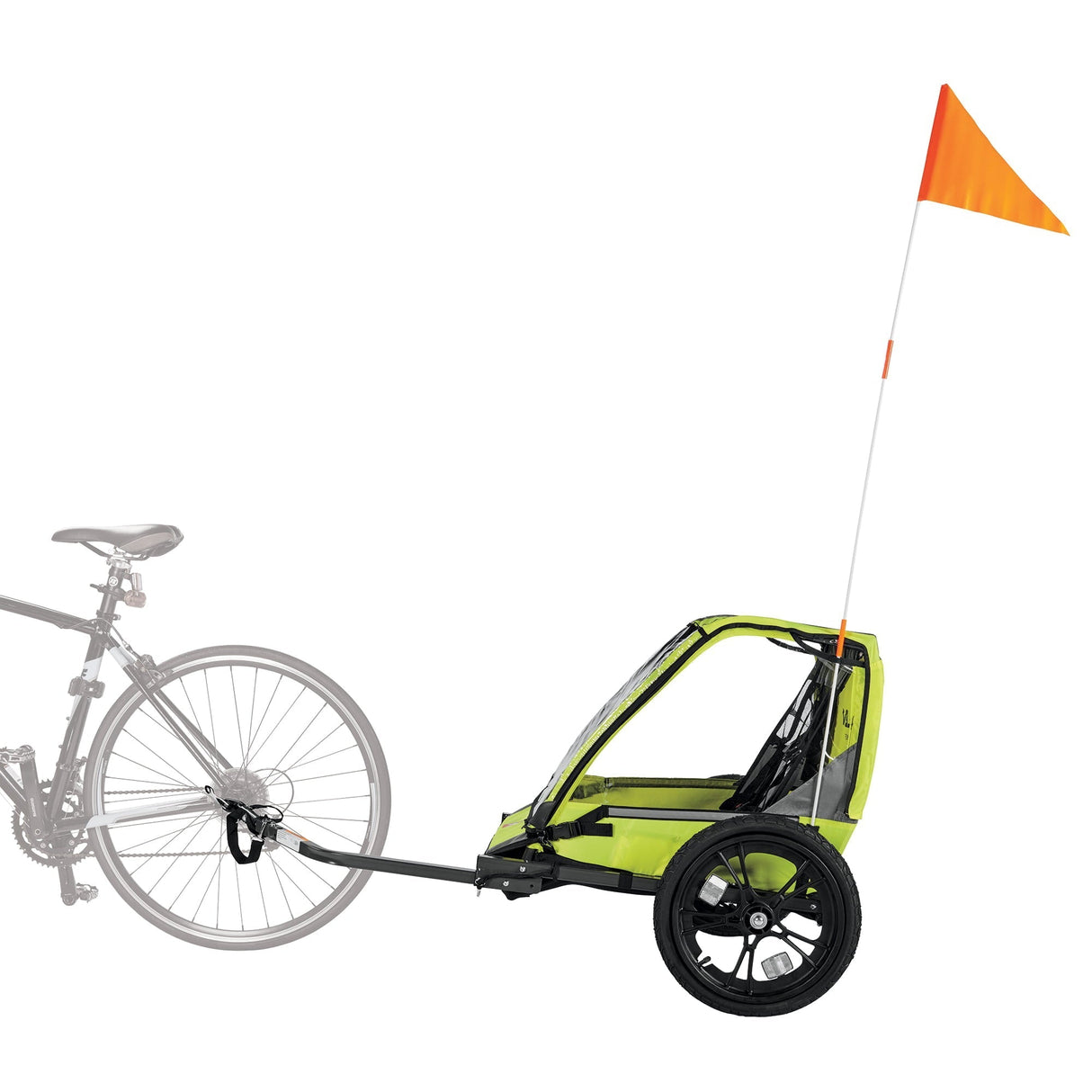 Allen Sports Hi-Viz 2-Child Bicycle Trailer, Model ET2-G