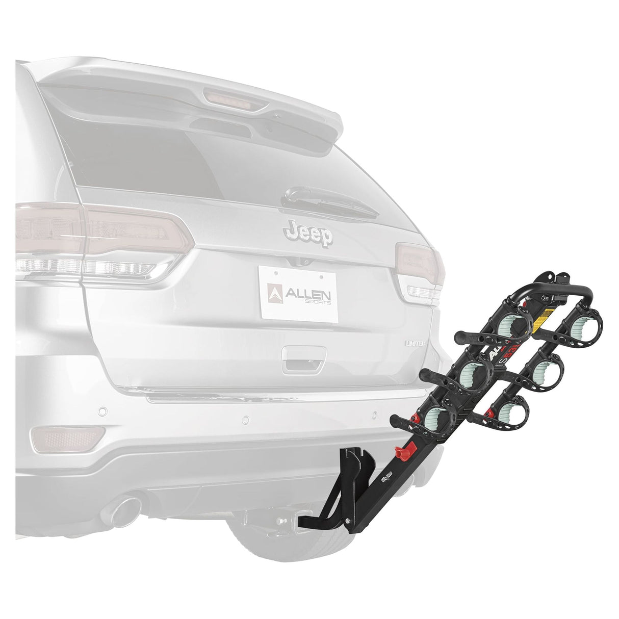 Allen Sports Premier 3-Bicycle Hitch Mounted Bike Rack Carrier, S-535