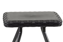 Keter Rio 3-Piece Outdoor Set, All-Weather Resin Rattan Patio Lounge Furniture, Graphite