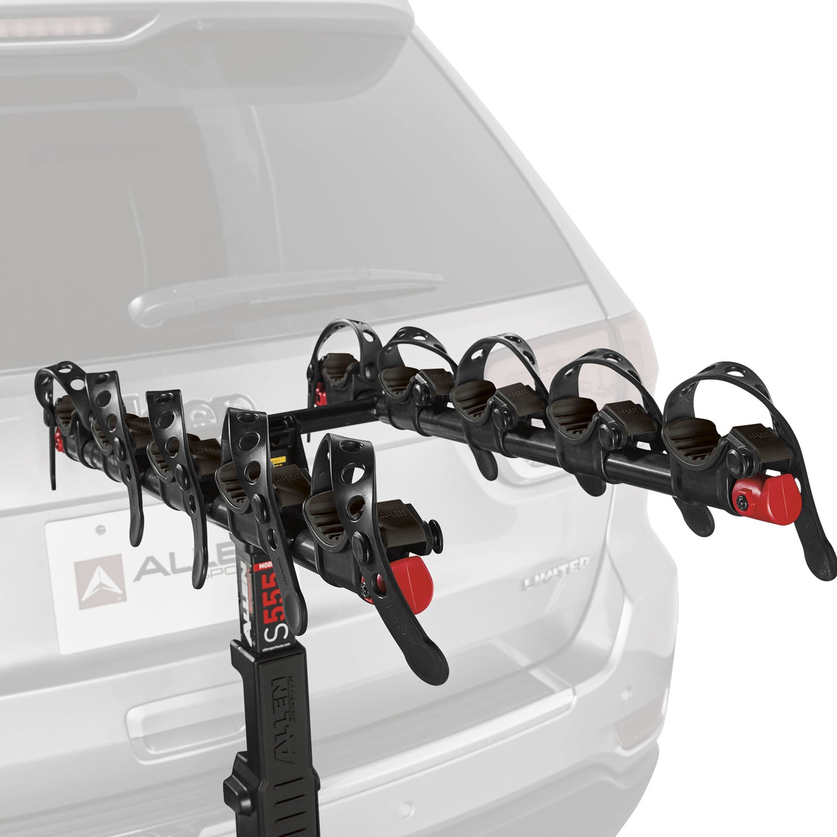 Allen Sports Premier 5-Bicycle Hitch Mounted Bike Rack, S-555