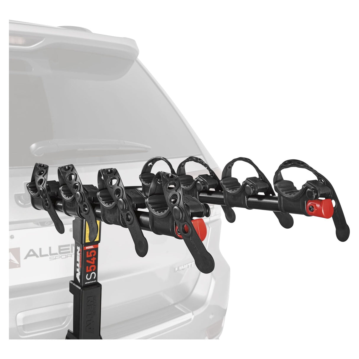 Allen Sports Premier 4-Bicycle Hitch Mounted Bike Rack Carrier, S-545