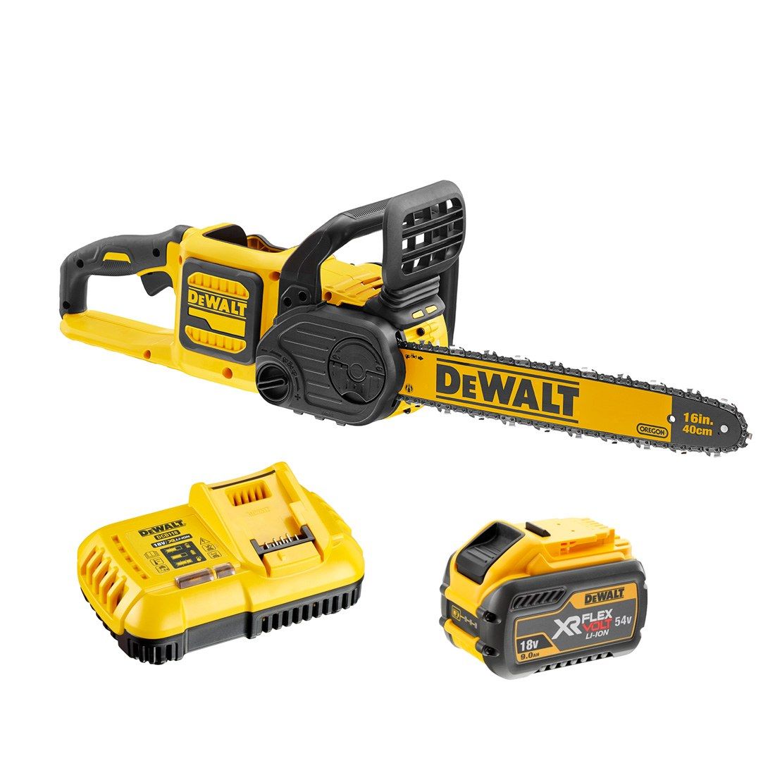 DeWalt DCM575X1-GB 54v XR FLEXVOLT Cordless Brushless Chainsaw inc 1x DCB547 Batt