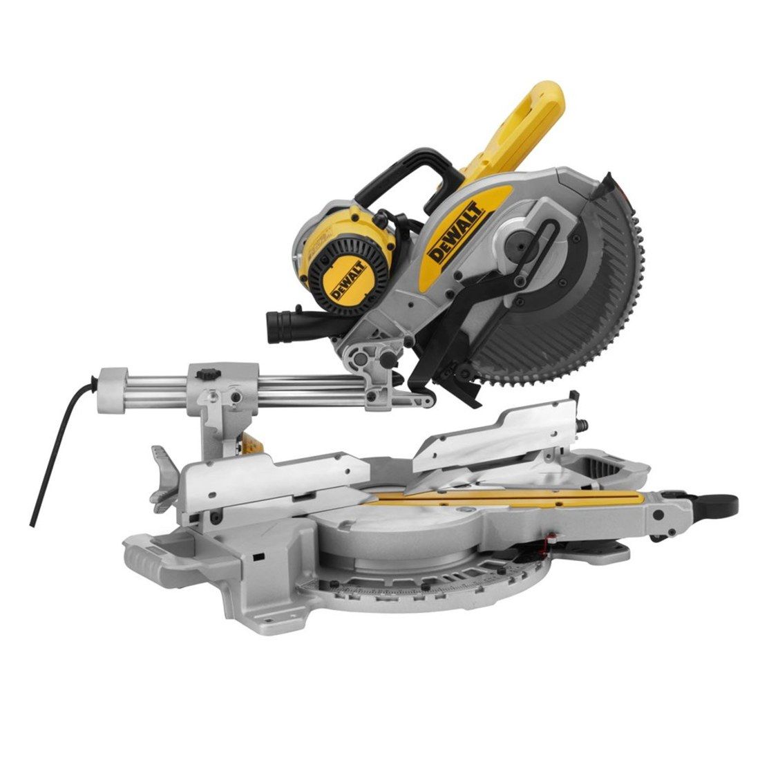DeWalt DWS727 250mm Double Bevel Slide Mitre Saw With XPS