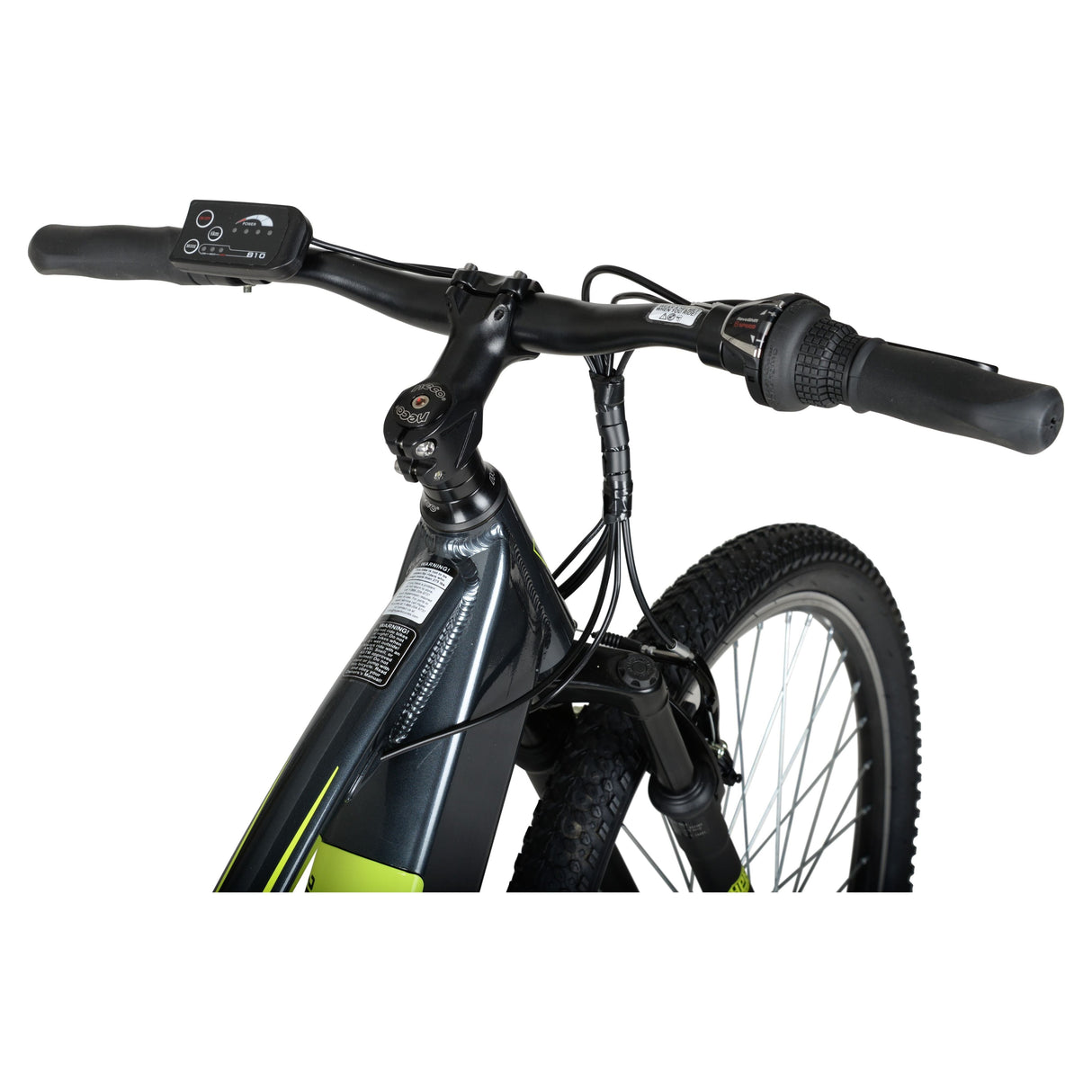 Hyper Bicycles 26" 36V Electric Mountain Bike for Adults, Pedal-Assist, 250W E-Bike Motor, Black