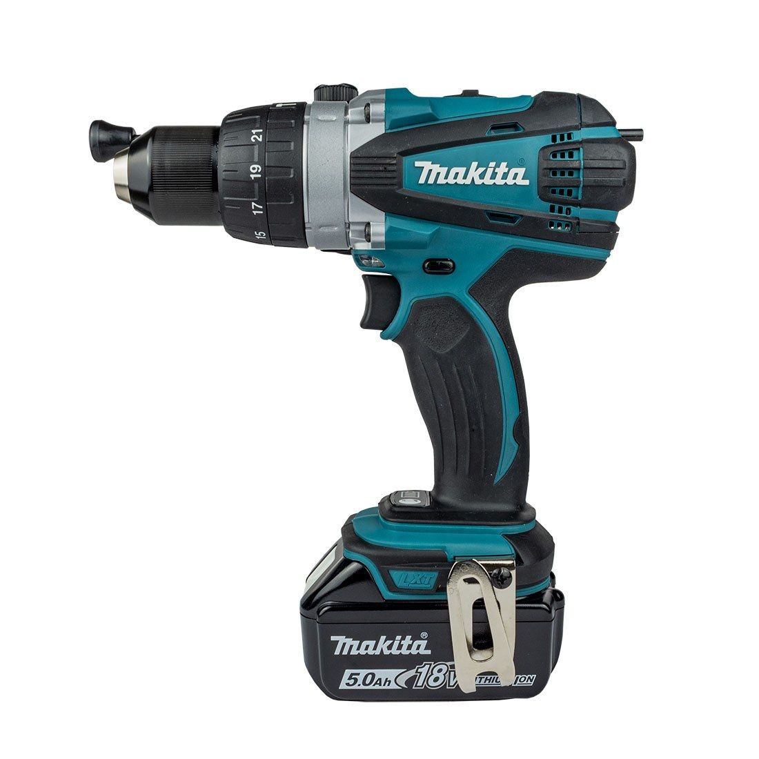 Makita DLX2145TJ 18v Cordless Twin Kit DHP458 Combi Drill & DTD152 Impact Driver inc 2x 5.0Ah Batts