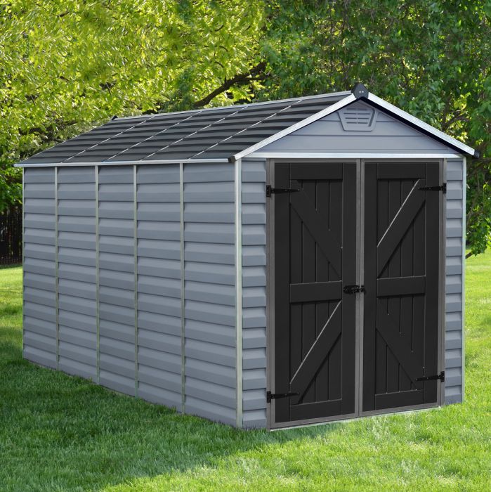 Palram Skylight Grey Deco Apex Shed