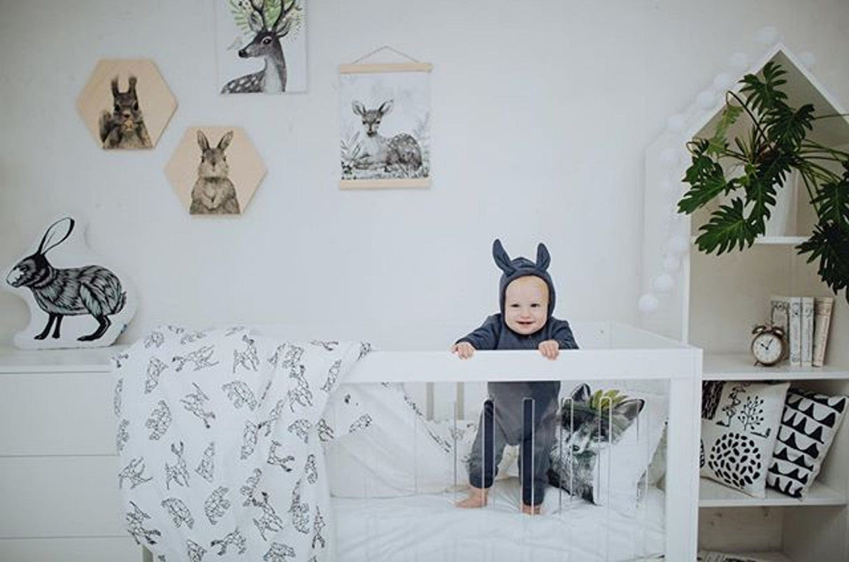 Spot On Square Roh Acrylic Crib White