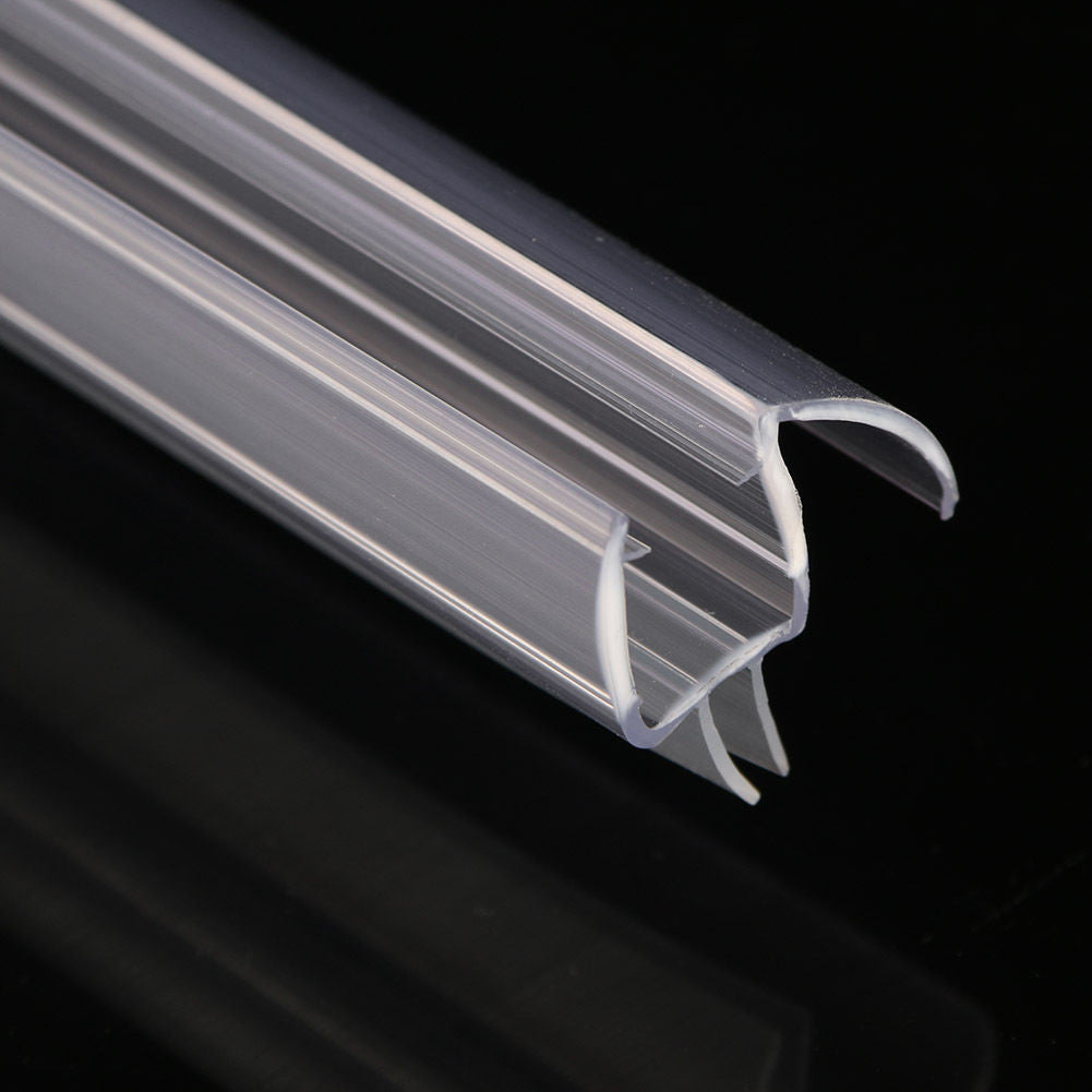 SUNNY SHOWER 36 in.L Bottom Sweep Seal Wipe Drip Rail Fit 3/8 in. Frameless Thickness Glass Shower Door