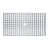 SUNNY SHOWER 32 in. D x 4 in. H White Center Drain Rectangular Base