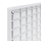 SUNNY SHOWER 32 in. D x 4 in. H White Left Drain Rectangular Base