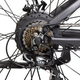 Ecotric 26" 36V 500W Fat Tire Electric Bicycle Mountain Beach e-Bike Removable Battery 7 Speed