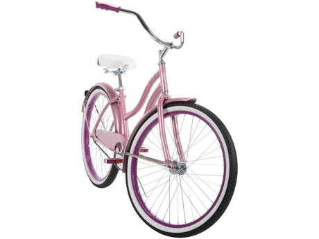 Huffy 26630 26 in. Good Vibrations Womens Cruiser Bike, Pink - One Size
