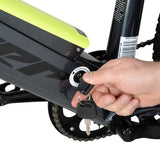 Hyper Bicycles 26" 36V Electric Mountain Bike for Adults, Pedal-Assist, 250W E-Bike Motor, Black