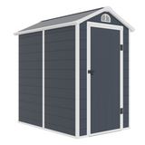 Jasmine 4x6 Plastic Apex Shed With Foundation Kit