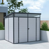 Lotus Canto Light & Dark Grey Plastic Shed - Available In 2 Sizes