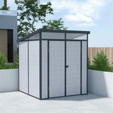 Lotus Canto Light & Dark Grey Plastic Shed - Available In 2 Sizes