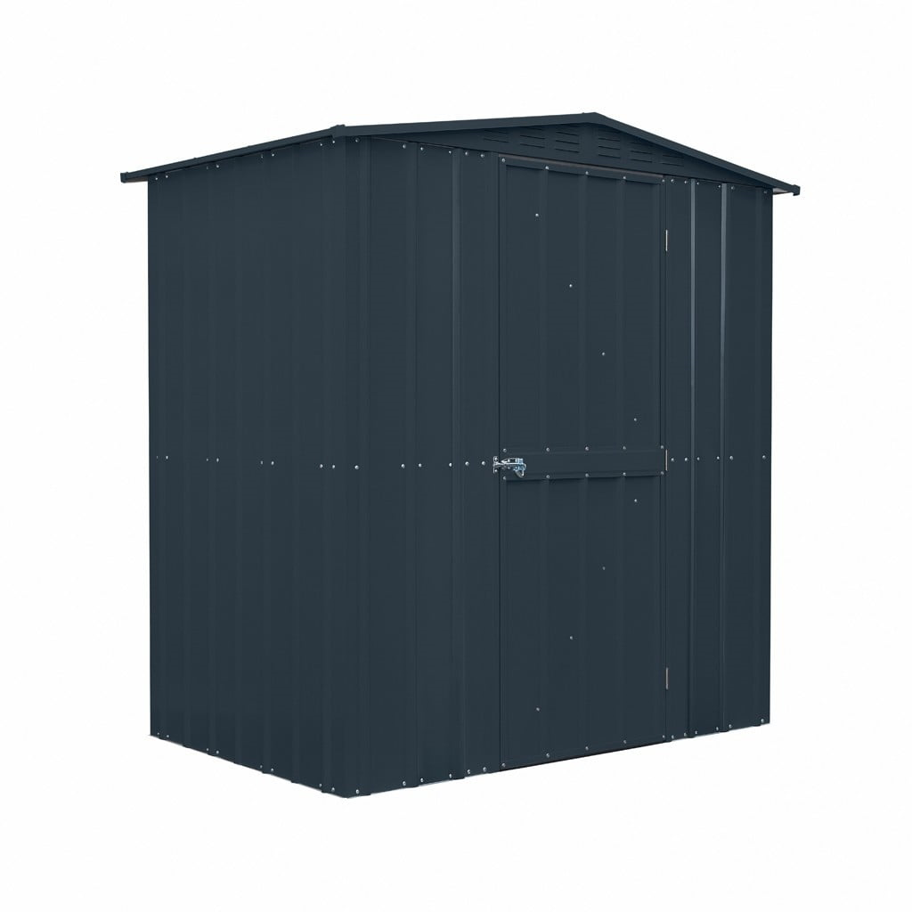 Globel Apex Hinged 6x4 Single Door Metal Garden Shed