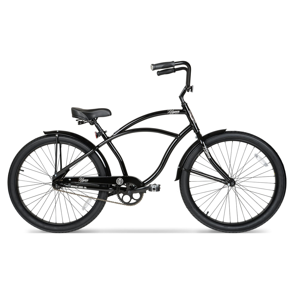 Hyper Bicycle Men's 26 In. Beach Cruiser Bike, Black