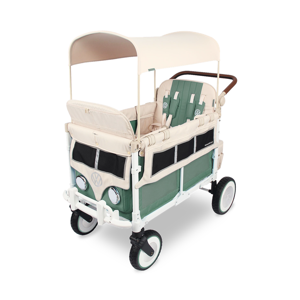 WonderFold VW4 Luxe Quad Stroller Wagon - Volkswagen Special Edition