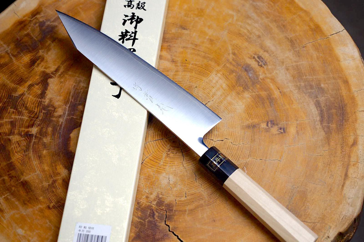 Sakai Jikko R2 Powdered High Speed Steel Kiritsuke (K-tip) Gyuto Chef's knife (20cm/23cm)