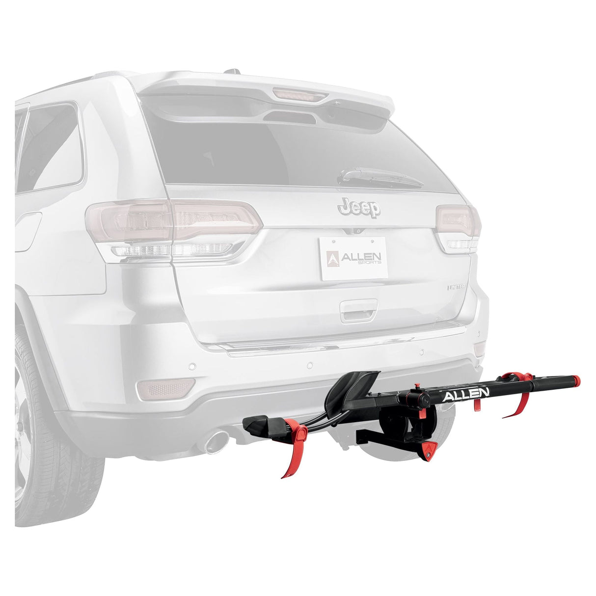 Allen Sports Premier Locking 1-Bike Carrier - Easy-Load Tray Style for 1 1/4" and 2" Receiver Hitch, Model AR100