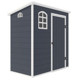Jasmine 6x3 Plastic Pent Shed With Foundation Kit