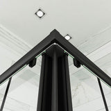 SUNNY SHOWER 34 in. W x 34 in. D x 72 in. H Corner Entry Enclosure With Sliding Doors