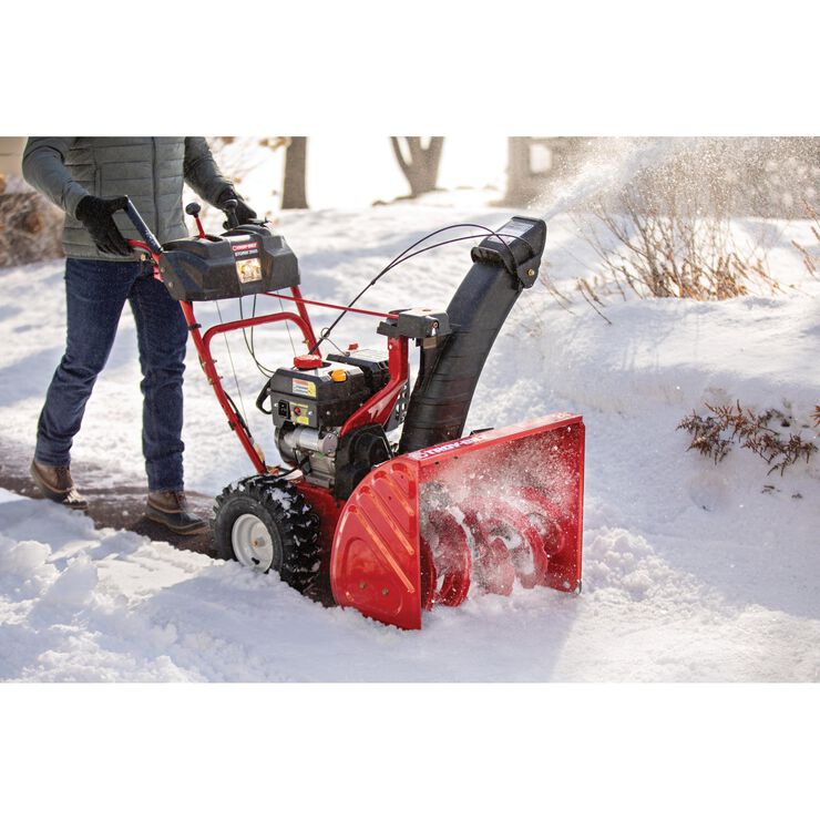 Troy-Bilt 26 in. 243 cc 2-Stage Gas Snow Blower with Electric Start Self Propelled and 1-Hand Operation Model 2665