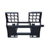 Stout Skid Steer Walk Through Pallet Fork Frame and Forks