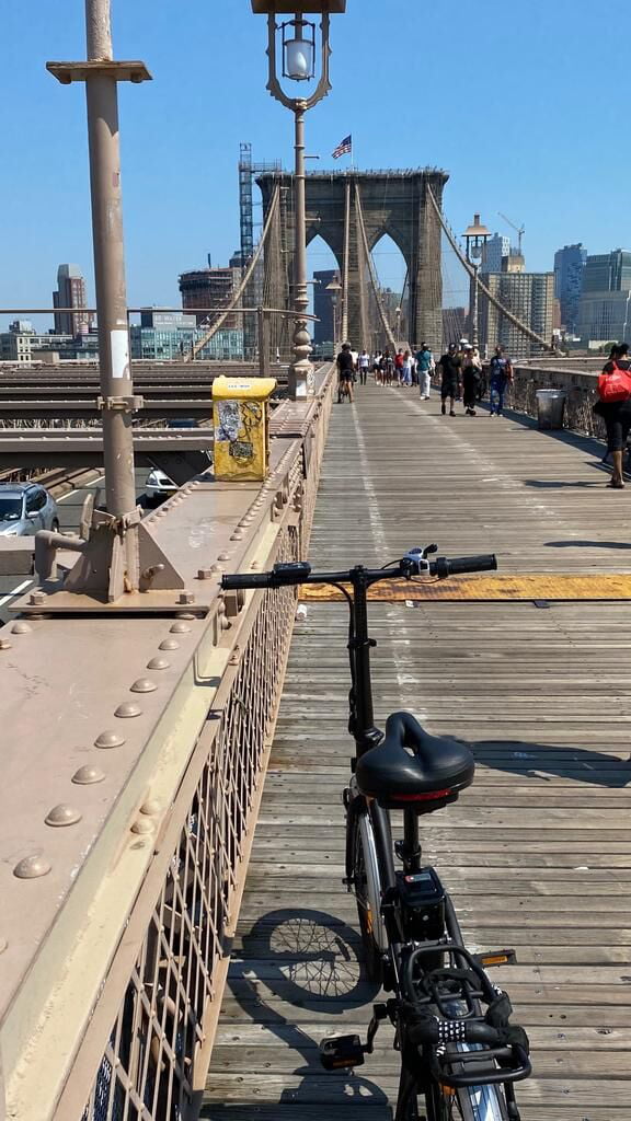 Ecotric E-Ride Electric Bike Trail Riding Ebike Girl Cruiser Foldable 20 inch Wheels 350W 36V Removable Battery 7 Speed City Commuter for Children A-E516646