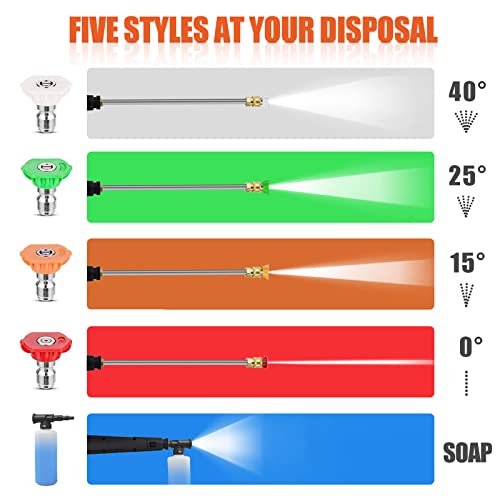 Electric Power Washer 4000PSI Max 2.5 GPM Pressure Washer