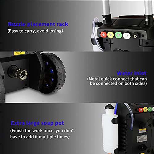 Suyncll Pressure Washer, 2.1GPM Electric Power Washer