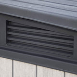 Keter Elite Store Outdoor Storage Shed 4.6 by 2.7 Foot, Deco Grey