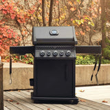 Napoleon Phantom Rogue SE 425 RSIB Freestanding Gas Grill with Infrared Rear & Side Burners - Matte Black
