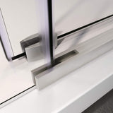 ELEGANT Frameless Sliding Shower Doors 48 in. W x 76 in. H