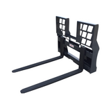 Stout Skid Steer Walk Through Pallet Fork Frame and Forks