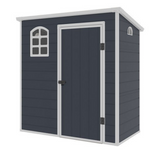 Jasmine 6x3 Plastic Pent Shed With Foundation Kit