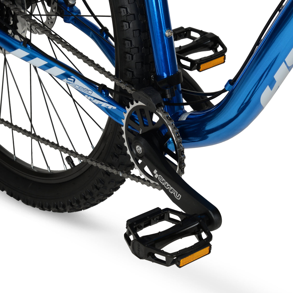 Hyper Bicycle Men's 29" Explorer Mountain Bike, Hard Tail, Blue