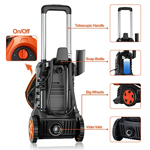 Electric Power Washer 4000PSI Max 2.5 GPM Pressure Washer