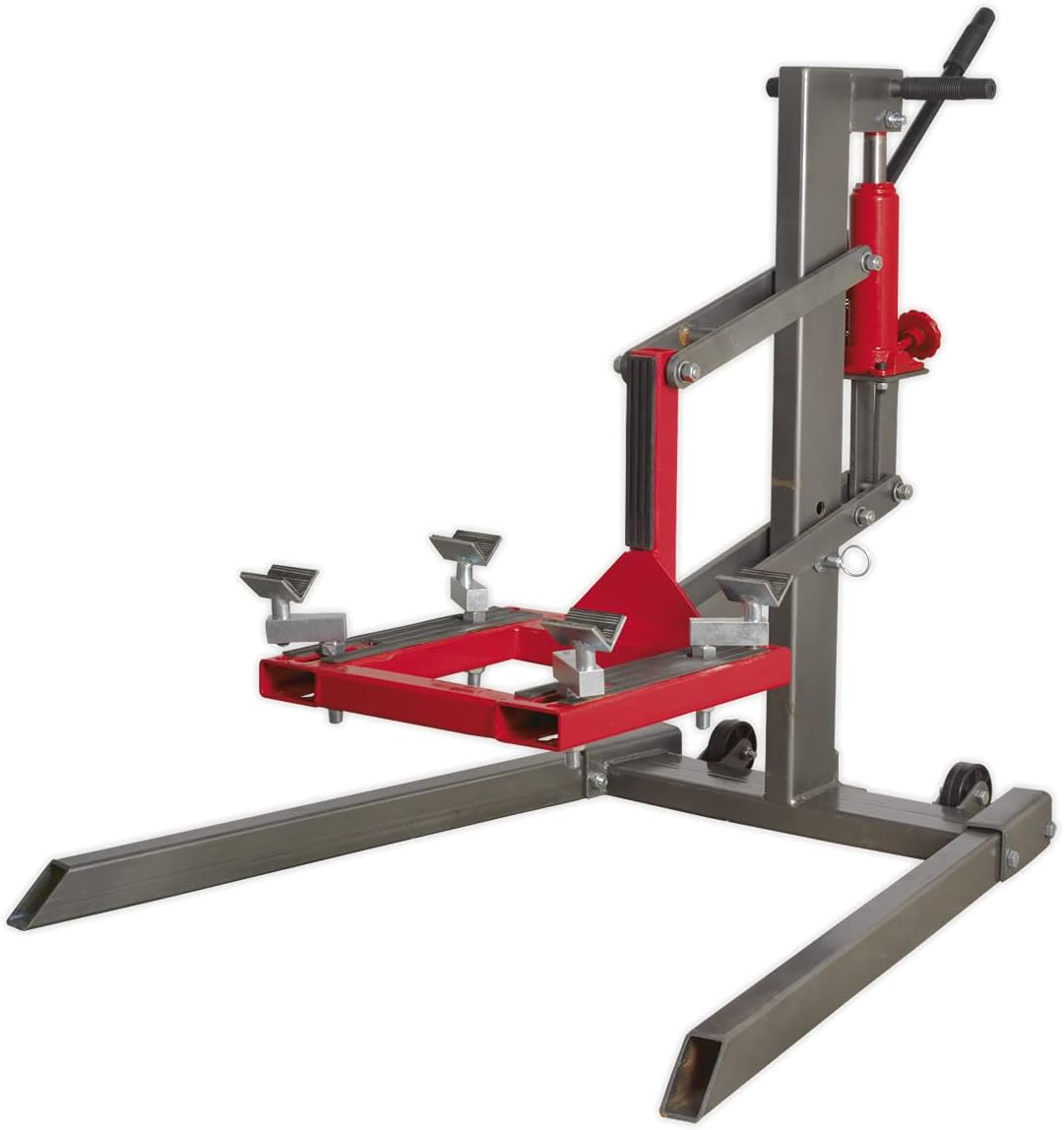 Sealey MCL500 Single Post Motorcycle Lift 450kg Capacity