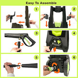 PowRyte Electric Pressure Washer, Foam Cannon, 4 Different Pressure Tips