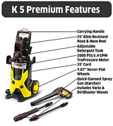 Karcher K 5 Premium 2000 PSI 1.4 GPM Electric Power Induction Pressure Washer