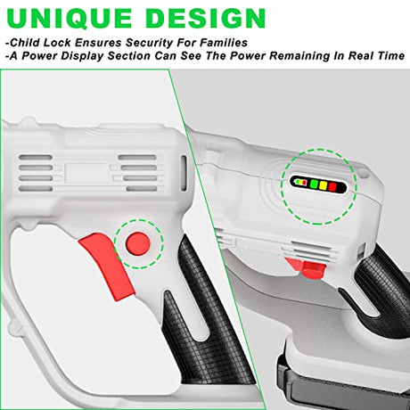 Hongmai Cordless Pressure Washer,Portable Power Washer 363 PSI 1GPM