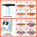 PowRyte Electric Pressure Washer, Foam Cannon