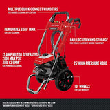 CRAFTSMAN Electric Pressure Washer, Cold Water, 2100-PSI