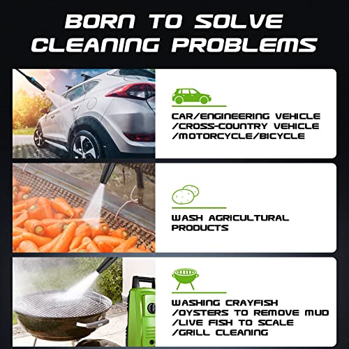 Qitocotq  2300PSI Pressure Washer, 2.2GPM Electric Pressure Washer