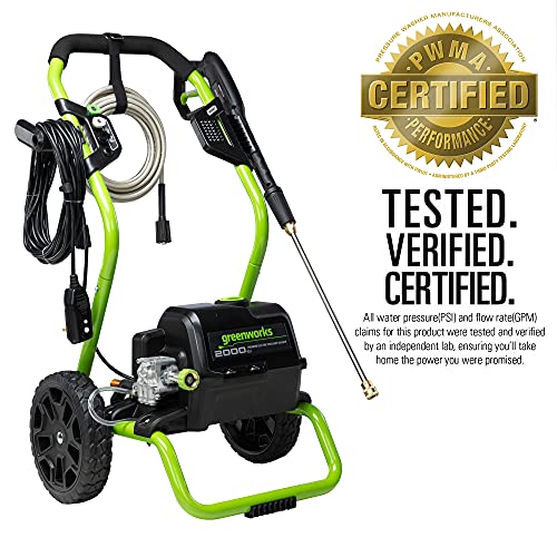 Greenworks 2000 PSI (13 Amp) Electric Pressure Washer