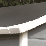 Keter Manor 4' x 6' Resin Storage Shed, All-Weather Plastic Outdoor Storage, Gray and White